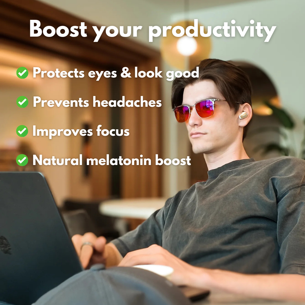 Nightshift™ Red Lens Blue Light Blocking Glasses