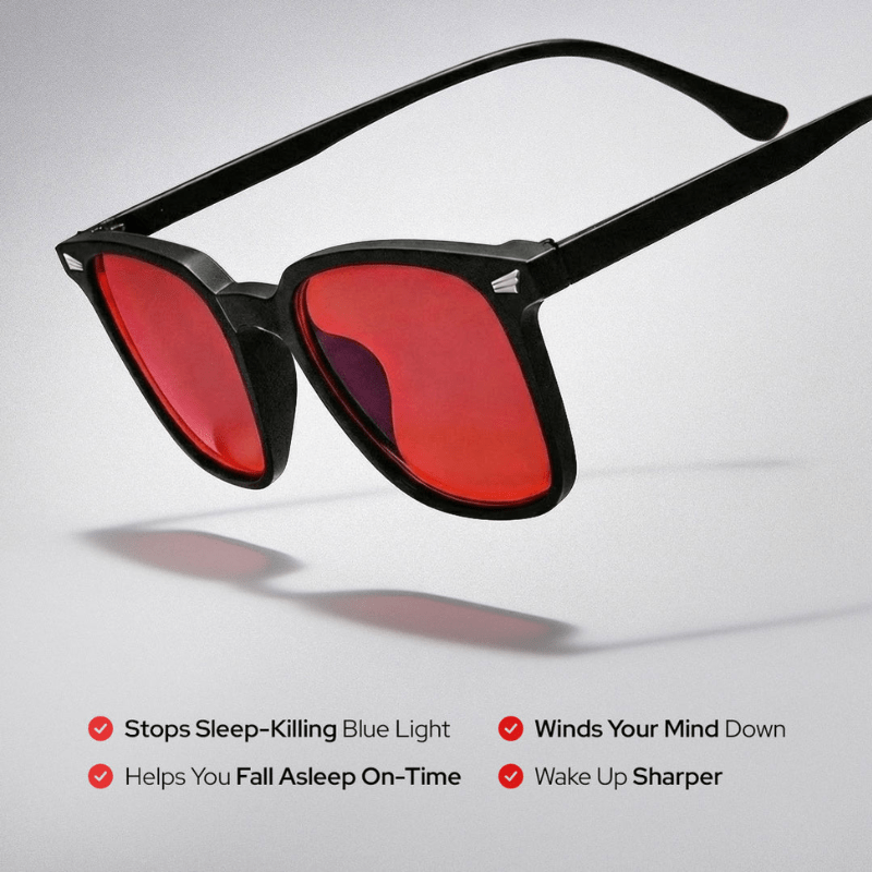 Nightshift™ | Red Lens Blue Light Glasses - Lunox