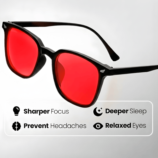 Nightshift™ | Red Lens Blue Light Glasses - Lunox
