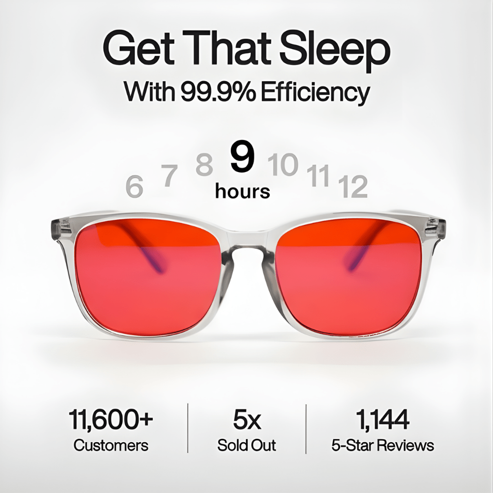 Nightshift™ | Red Lens Blue Light Glasses - Lunox